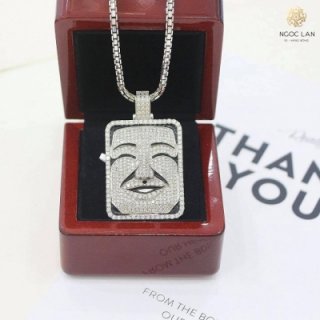 Mặt dây kim cương thiên nhiên MK882