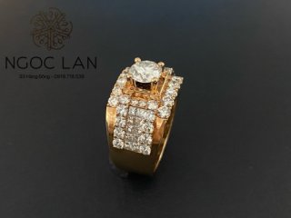 Ổ Nhẫn kim cương thiên nhiên NK 1737