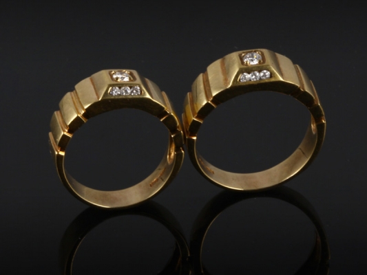 Nhẫn cưới Kim cương NC 486 - 487