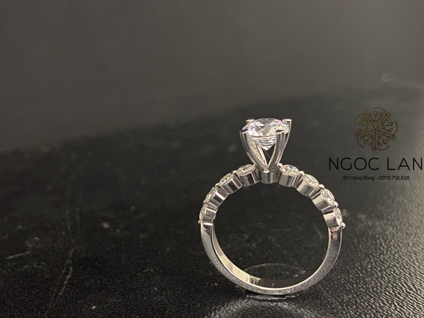 Nhẫn kim cương thiên nhiên NK 2139 1