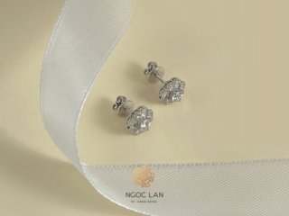 Hoa tai kim cương thiên nhiên HK925
