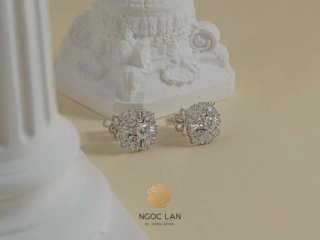 Hoa tai kim cương thiên nhiên HK954