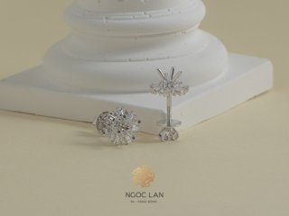 Hoa tai kim cương thiên nhiên HK988